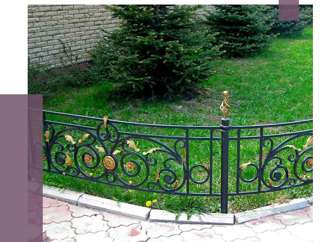 Кованые газонные ограждения в Инте от 7556 руб. — ПРОЛЁТ-Инт
