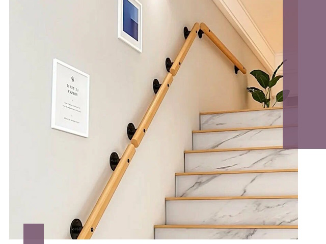 Поручни металлические и деревянные под ключ в Инте