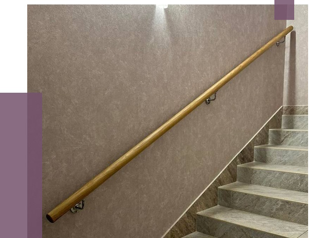 Пристенные поручни в Инте под ключ от 3905 руб. 