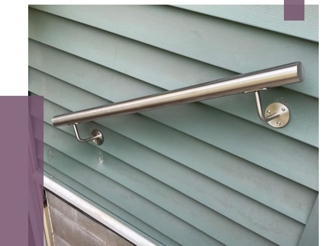 Поручни из нержавеющей стали в Инте от 7607 руб.  | ПРОЛЁТ-Инт